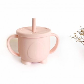 Поильник ПИНГВИН (baby PINK) силиконовый с трубочкой. Одесса. фото 1 Поильник ПИНГВИН (baby PINK) силиконовый с трубочкой. Одесса. фото 1