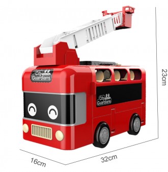 Игровой набор-трансформер "Пожарная машина" арт. 265-1
Пожарная машина с возможн. . фото 4