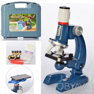 Детский микроскоп с набором аксессуаров в чемодане арт. 2173
Игровой микроскоп в. . фото 1