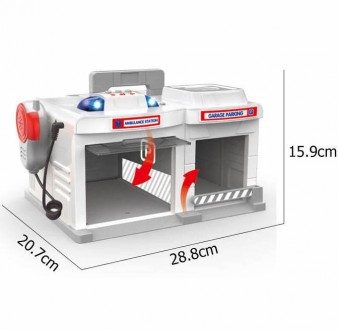 Интерактивный игровой набор - гараж «Скорая помощь» арт. CLM - 557 
Место хранен. . фото 5