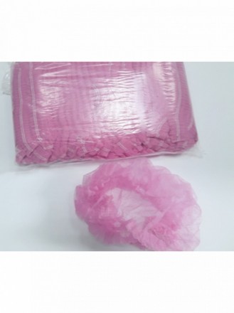 Шапочка-бере спанбонд рожева нестерильна Характеристики: Колір: рожева Матеріал:. . фото 3