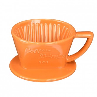 Пуровер CAFEC Arita Trapezoid Dripper 102 Orange (Кафек 102) - це керамічна воро. . фото 3