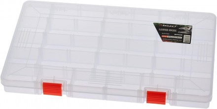 Коробка Select Lure Box SLHX-0324 має досить великі розміри та тонкий профіль. В. . фото 2
