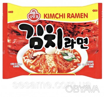 Корейская лапша Кимчи быстрого приготовления Ottogi Kimchi Ramen 120г (Корея)
Ла. . фото 1