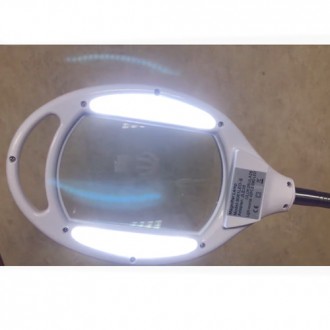 
Bourya 8061LED-A, лупа-лампа настольная 8095 LED подсветка (40SMD) 3D, 175х108м. . фото 4