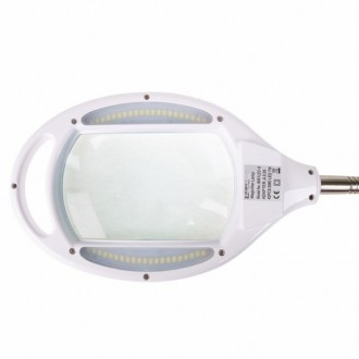 
Bourya 8061LED-A, лупа-лампа настольная 8095 LED подсветка (40SMD) 3D, 175х108м. . фото 6