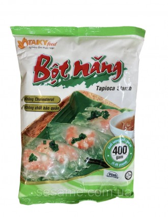 Крохмаль тапіоки Taky food (Bot Nang) — це безглютенове борошно, витягнуте з кор. . фото 2