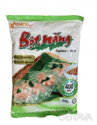 Крохмаль тапіоки Taky food (Bot Nang) — це безглютенове борошно, витягнуте з кор. . фото 1