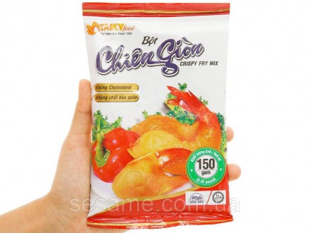 Мука мікс для панірування Tai Ky Red Crispy Fried Powder 150 g (В'єтнам)
Склад: . . фото 4