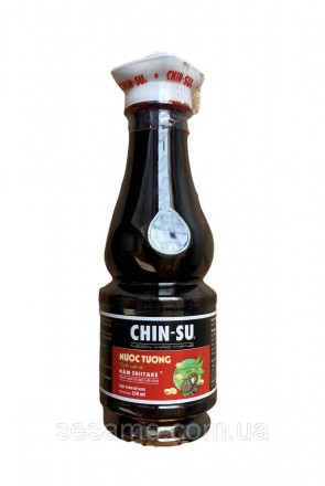  
Соевый соус Чин-су, с добавлением грибов SHIITAKE, производится с использовани. . фото 2