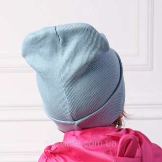 Мягкая приятная к телу хлопковая шапочка –оптимальный вариант на весну и осень, . . фото 3