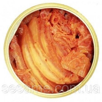 Консервована смажена корейська капуста кімчі - відмінний азіатський гарнір. Тако. . фото 3