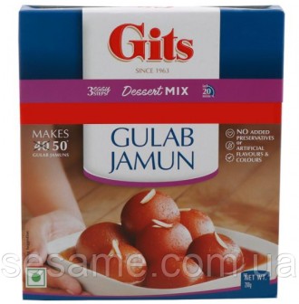 Индийский десерт Гулаб джамун Gits Instant Gulab Jamun Dessert Mix 200 грамм (Ин. Харків. фото 1 Индийский десерт Гулаб джамун Gits Instant Gulab Jamun Dessert Mix 200 грамм (Ин. Харків. фото 1