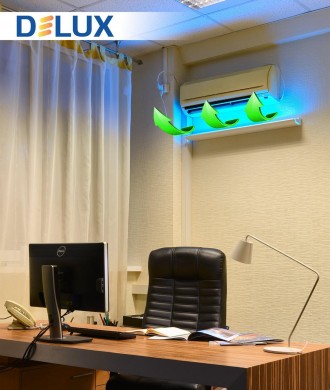 Светильник DELUX FLP 1x30W под люминесцентную, бактерицидную лампу 30w 
мощность. . фото 5