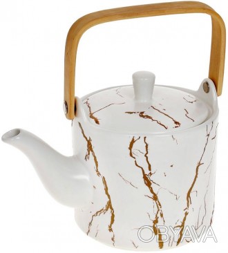 Чайник заварочный "Мраморная Роскошь" - стильная и качественная профессиональная. . фото 1