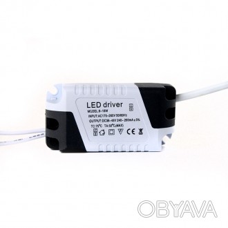 Драйвер для LED панелей 8-18W Input: AC 170-265 В Output:DC 24-72В от компании E. . фото 1