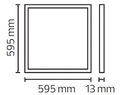 Врезной арт светильник 600*600 SMD LED "CAPELLA-48" 48W 4200K панель белая. . фото 5