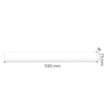 Подвесной линейный светильник "FORTUNE3-40" 40W 4000K (Белый). . фото 4