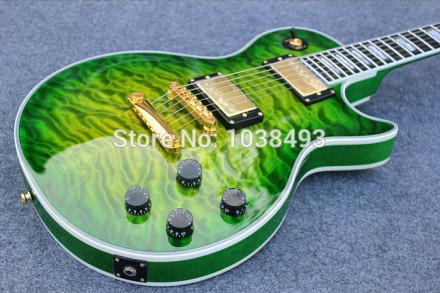 Электрогитара Gibson Les Paul Custom Brown Green. С логотипом Gibson. 
Красивая . . фото 11