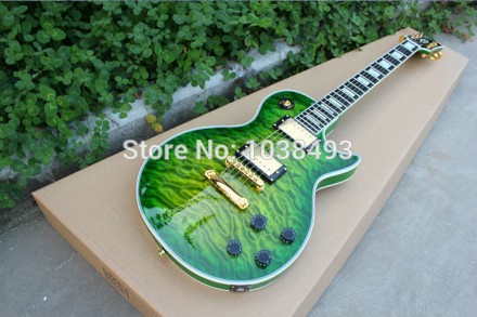 Электрогитара Gibson Les Paul Custom Brown Green. С логотипом Gibson. 
Красивая . . фото 6