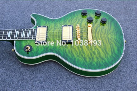 Электрогитара Gibson Les Paul Custom Brown Green. С логотипом Gibson. 
Красивая . . фото 10