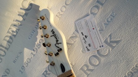 Электрогитара Fender Telecaster Custom Shop White Gold China електрогитара.
С ло. . фото 7