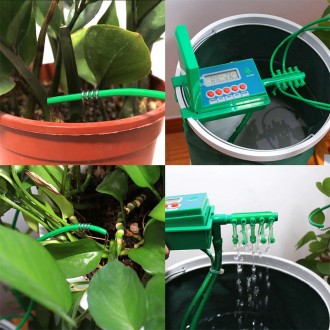 Автоматический полив комнатных растений, таймер, автономный насос для 10 растени. . фото 5