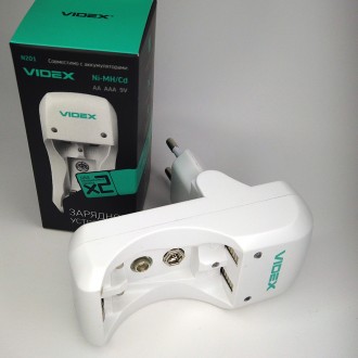 
 
Зарядное устройство Videx N201plus NiMН, NiCd АКБ типа АА, ААА, 6F22, ток до . . фото 4