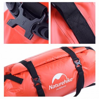 Водонепроникна сумка Naturehike 500D 120 л - універсальна герметична сумка для е. . фото 8