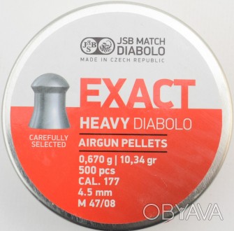 Пули свинцовые для пневматического оружия JSB Exact Heavy Diabolo 0,67 гр.
Диаме. . фото 1