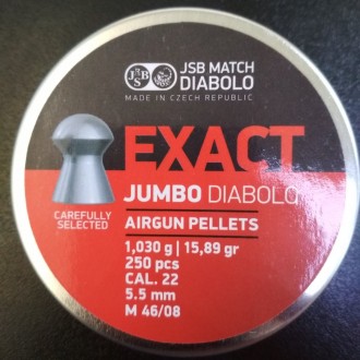 Пули для пневматического оружия JSB Jumbo Exact
Калибр: 5,5
Вес: 1,03 гр.
Количе. . фото 2