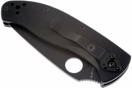 Нож Spyderco Tenacious Black Blade
артикул C122GBBKP
Tenacious в переводе с англ. . фото 5