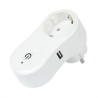 WiFi socket - Вай-Фай розетка з USB з управлінням по WiFi дозволяє дистанційно к. . фото 2