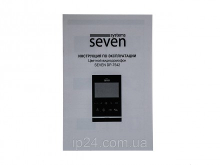 Основні принципи роботи відеодомофону з викличною панелью SEVEN DP–7542 Kit blac. . фото 7