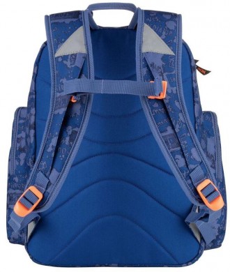 Детский школьный рюкзак Nerf Kinder IAN341591 18L Синий
 Уплотненная прошитая сп. . фото 4