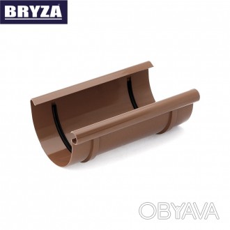 
Муфта жолоба Bryza ⌀150/110 - виготовлена з первинної сировини, матеріал ПВХ, м. . фото 1