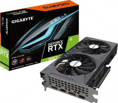 GIGABYTE GeForce RTX 3060 Ti EAGLE OC 8G rev. 2.0 (GV-N306TEAGLE OC-8GD rev. 2.0. . фото 5