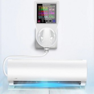 Розумний Wi-Fi TUYA розетковий лічильник електроенергії + автомат регульований A. . фото 5