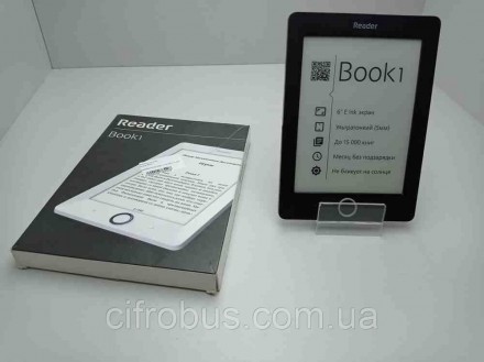 Електронна книга з ч/б екраном 6", E-Ink Pearl HD, роздільна здатність 1024x758 . . фото 2
