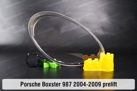 Стекло на фару Porsche Boxster 987 (2004-2009) II поколение дорестайлинг левое.В. . фото 3