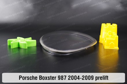 Скло на фару Porsche Boxster 987 (2004-2009) II покоління дорестайлінг ліве.У на. . фото 5