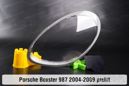Стекло на фару Porsche Boxster 987 (2004-2009) II поколение дорестайлинг левое.В. . фото 1