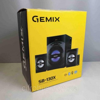 Мультимедийная акустическая система Gemix SB-130X с отменным и насыщенным звучан. . фото 8