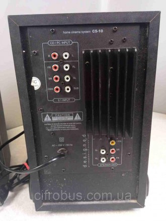 Комплект акустики C5-10 оборудован аналоговым 5.1 входом и стереовходом, пультом. . фото 4