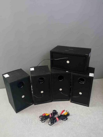 Комплект акустики C5-10 оборудован аналоговым 5.1 входом и стереовходом, пультом. . фото 6