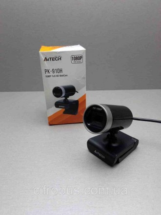 Вебкамера з матрицею 2 МП, роздільна здатність відео 1920x1080, під'єднання чере. . фото 2