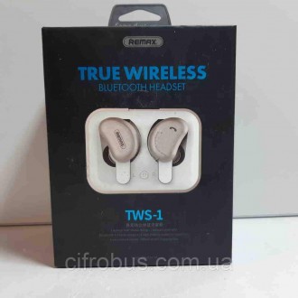 Remax True Earphone TWS-1 - это эргономические наушники типа вкладыши, выполнены. . фото 2