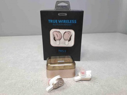 Remax True Earphone TWS-1 - это эргономические наушники типа вкладыши, выполнены. . фото 5