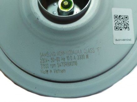 Двигатель 2330W для пылесоса Samsung DJ31-00125C . 
Совместимые коды: Samsung DJ. . фото 4