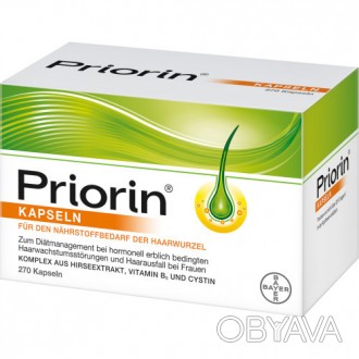 
Витамины для роста волос Bayer Приорин, 270 капсул. Priorin Neu Kapseln - Байер. . фото 1